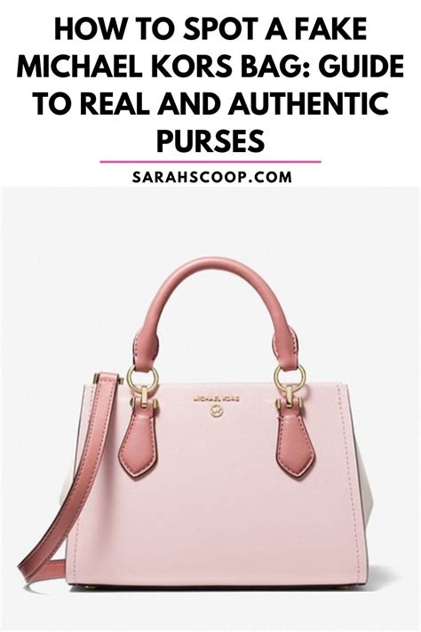 how to tell if your michael kors purse is real|authentic Michael Kors purse.